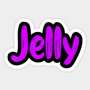 Fun Jelly Halloween Matching Costume Peanut Butter Sticker